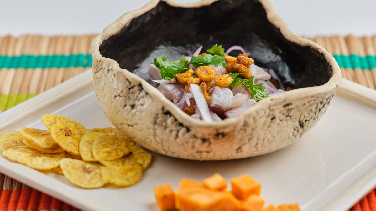 Un ceviche de corvina que sabe a gloria