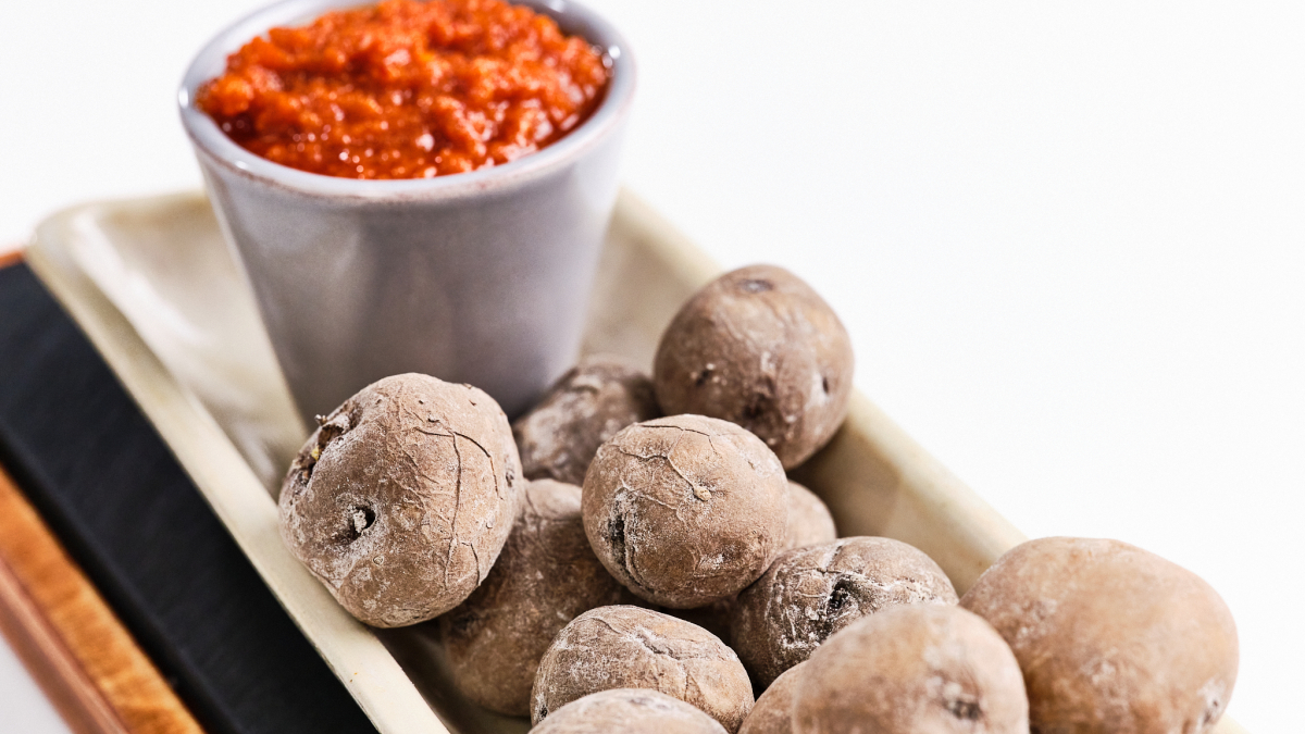 Unas deliciosas papas arrugadas con mojo picón