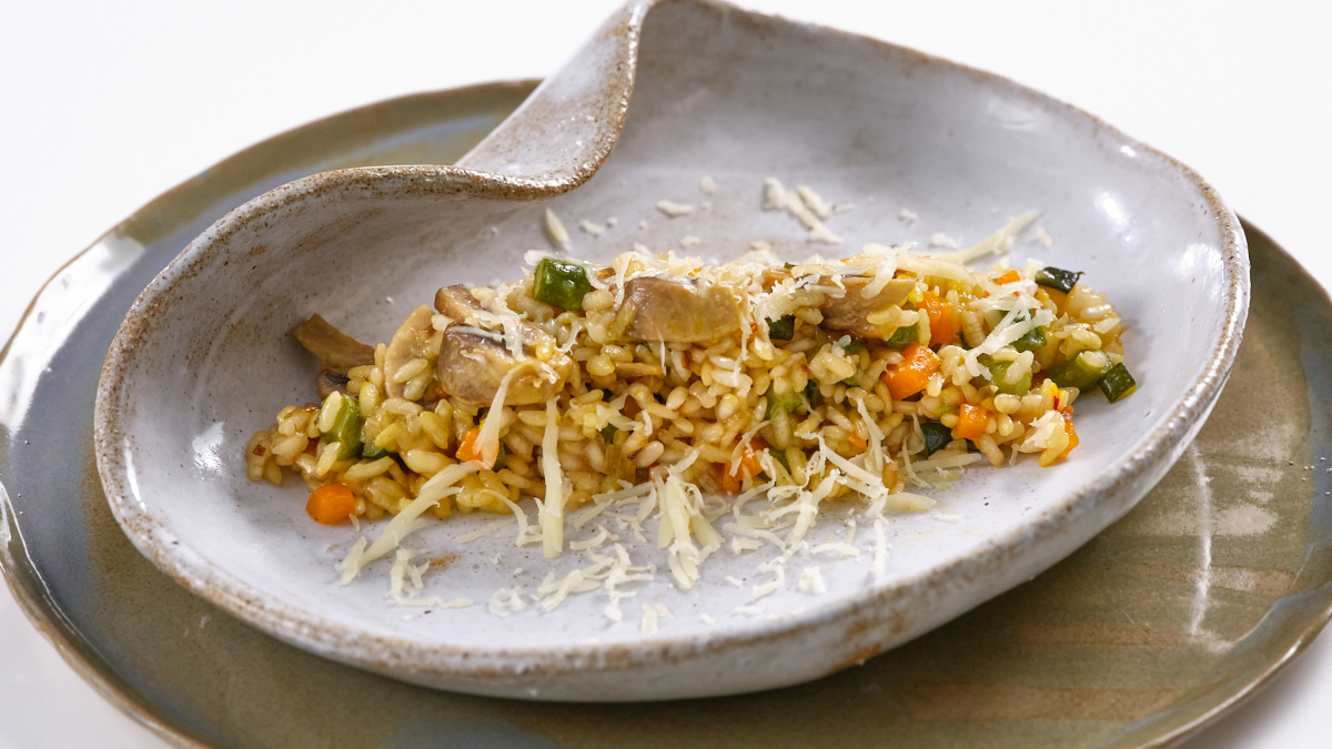 Un arroz con verduras en “5 minutos”