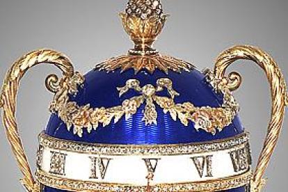 Huevo de Pascua, creado por Fabergé, como regalos para intercambiarse entre miembros de la familia imperial rusa.