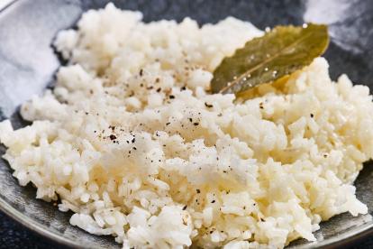 Presentación arroz blanco.
