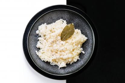 Presentación arroz blanco