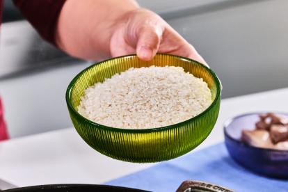 Añadir el arroz