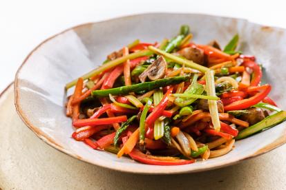 Un clásico de la cocina asiática: el wok de verduras