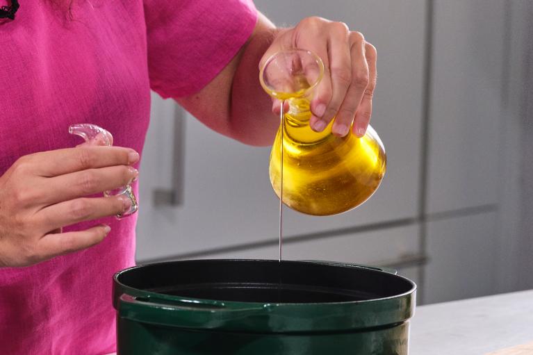 Añadir una cucharada de aceite de oliva