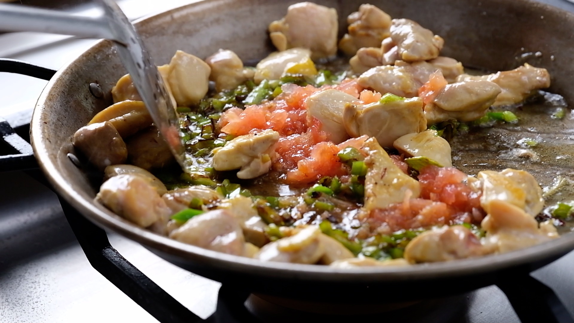 Receta de paella de pollo sencilla y deliciosa